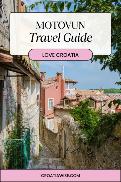 Motovun Croatia Pinterest Pin