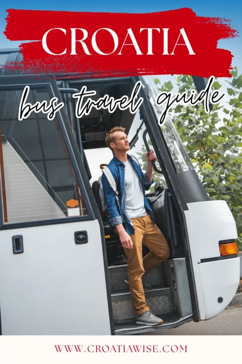 Traveling by Bus in Croatia Pinterest Pin