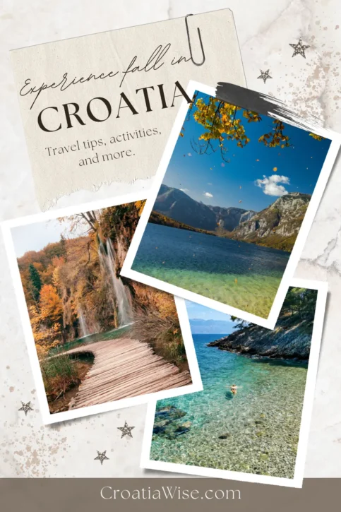 Fall Season in Croatia Pinterest Pin