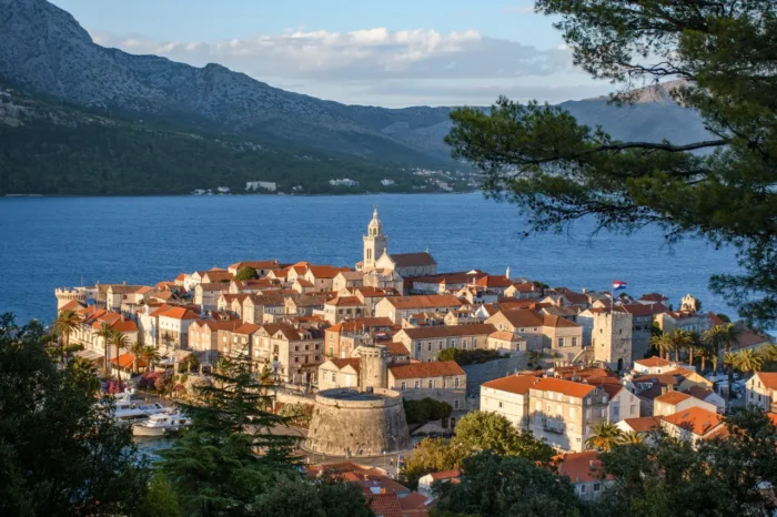 Beautiful Korcula Island in Croatia