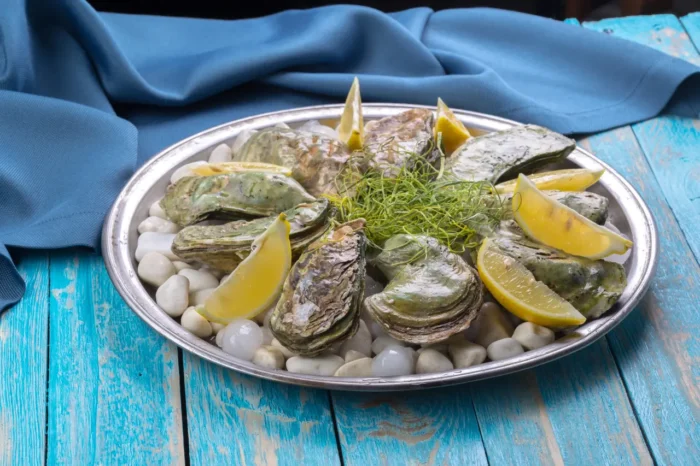 Croatian oysters in Dubrovnik