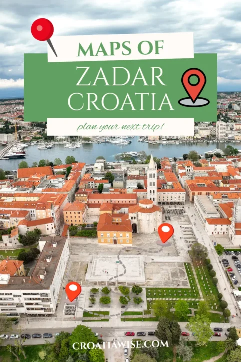 Maps of Zadar Croatia Pinterest Pin