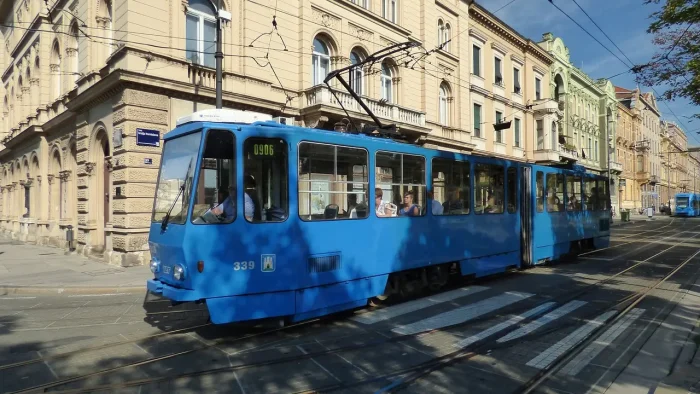 tram in Zagreb