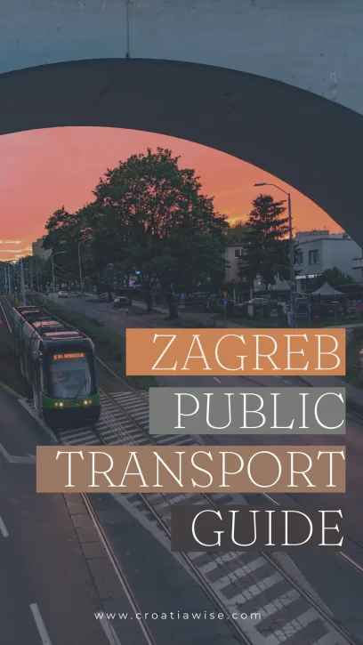 Zagreb public transport guide pin