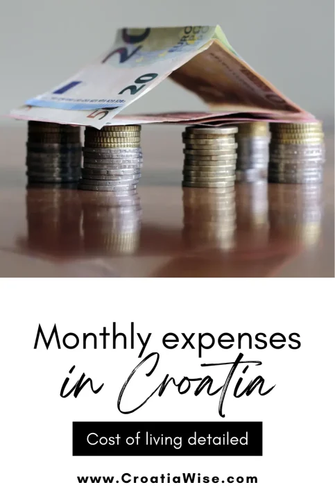 Cost of Living in Croatia Pinterest Post