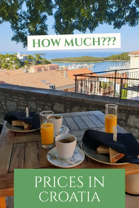 Prices in Croatia Pinterest Pin