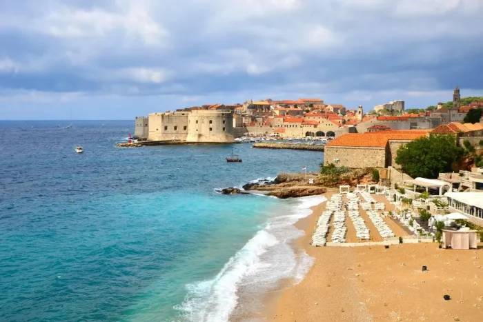 Banje Beach in Dubrovnik