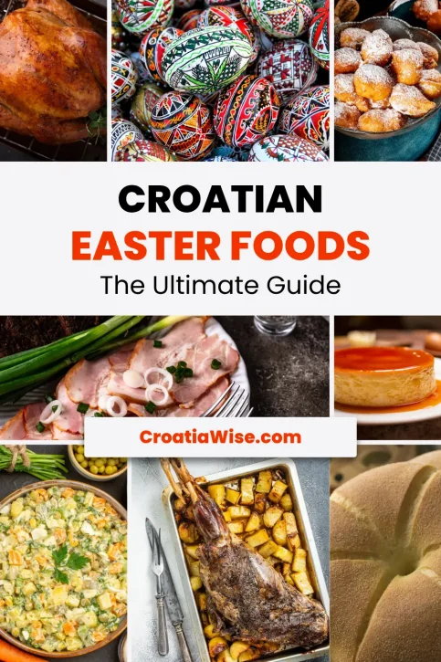 Croatian Easter Foods Pinterest Pin