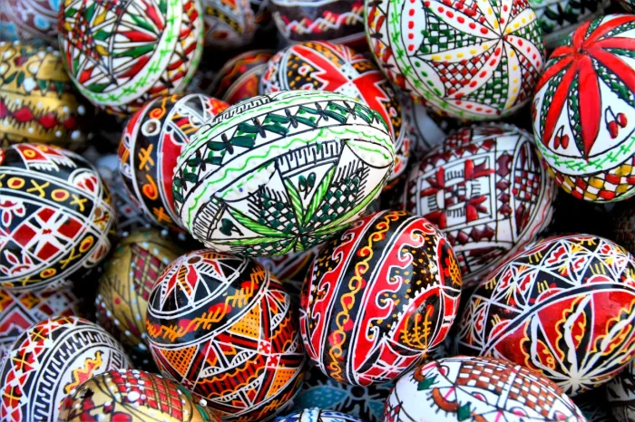 Croatian painted eggs